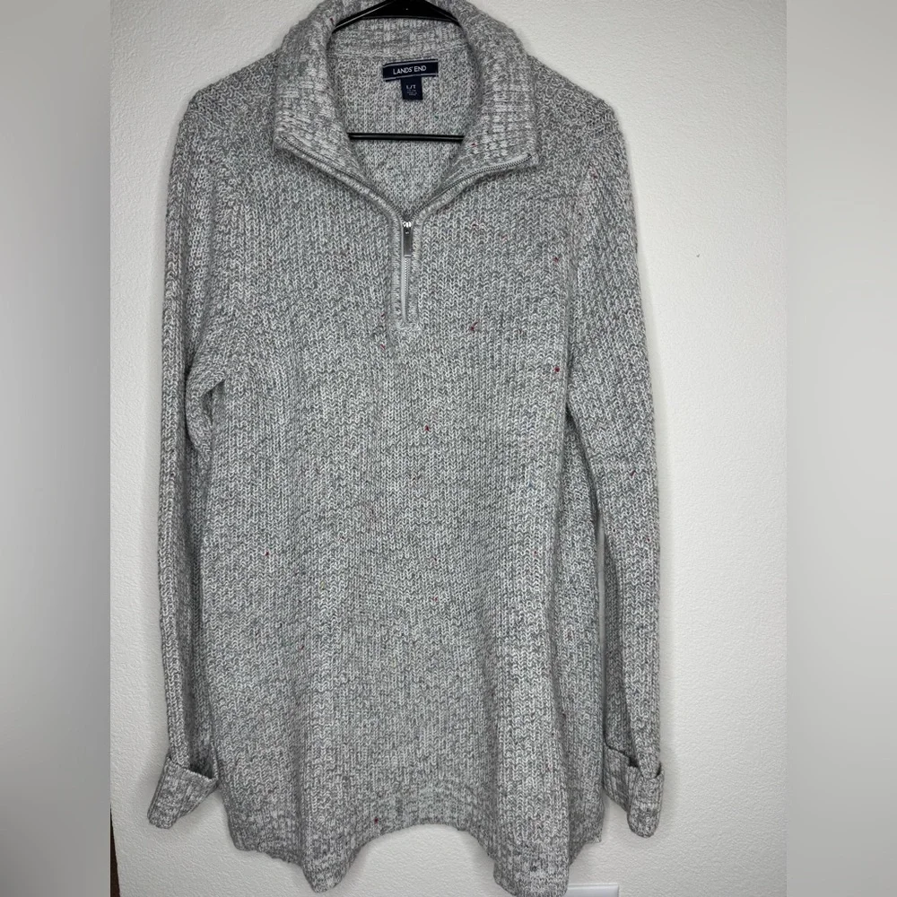 LANDS END CONFETTI KNIT SWEATER - Picture 2 of 5